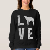 Sweatshirt Borzoi Love  1 (Devant)