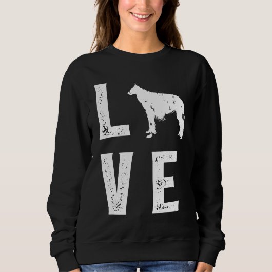 Sweatshirt Borzoi Love  1 (Devant)