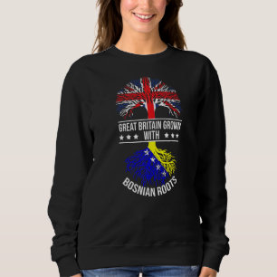 Sweatshirt Bos bosniaque Racines immigrants Ancêtre Grande-Br