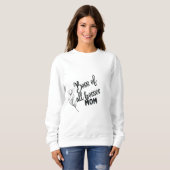 Sweatshirt Boss of All Bosses Mom – Bold Typographic Mother's (Devant entier)