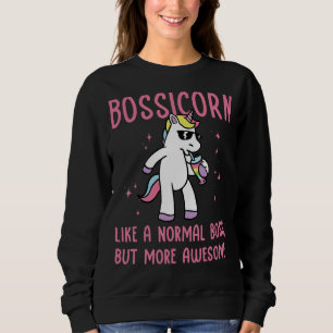 Sweatshirt Bossicorne Comme Un Patron Normal Mais Plus Génial