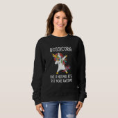 Sweatshirt Bossicorne Comme Un Patron Normal Mais Plus Génial (Devant entier)