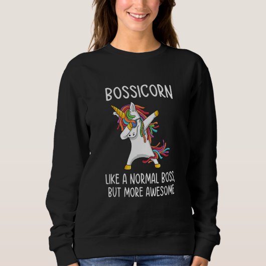Sweatshirt Bossicorne Comme Un Patron Normal Mais Plus Génial (Devant)