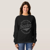 Sweatshirt Boston Massachusetts Beantown Est. 1630 Pride Vint (Devant entier)