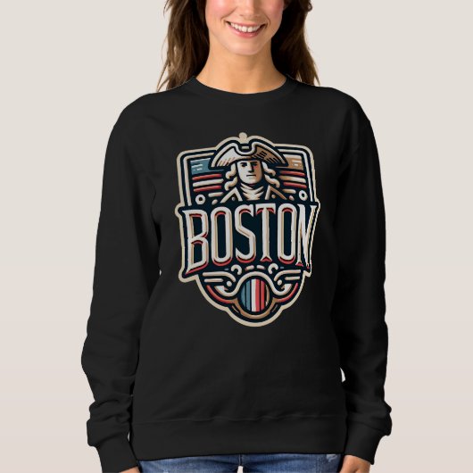 Sweatshirt Boston Massachusetts Paul Revere (Devant)