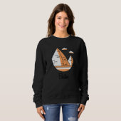 Sweatshirt Boston Massachusetts Pyramide Mauvaise Géographie (Devant entier)