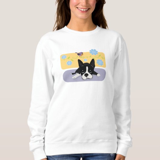 Sweatshirt Boston Terrier (Devant)