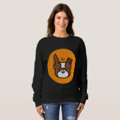 Sweatshirt Boston Terrier Brown (Devant entier)