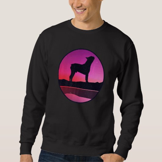 Sweatshirt Boston Terrier Chien Retro 9 (Devant)