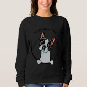 Sweatshirt Boston Terrier Cute Pour Boston Terrier Chien race (Devant)