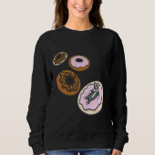Sweatshirt Boston Terrier Et Donuts Boston Terrier Avec Don (Devant)