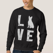 Sweatshirt Boston Terrier Love  1 (Devant)