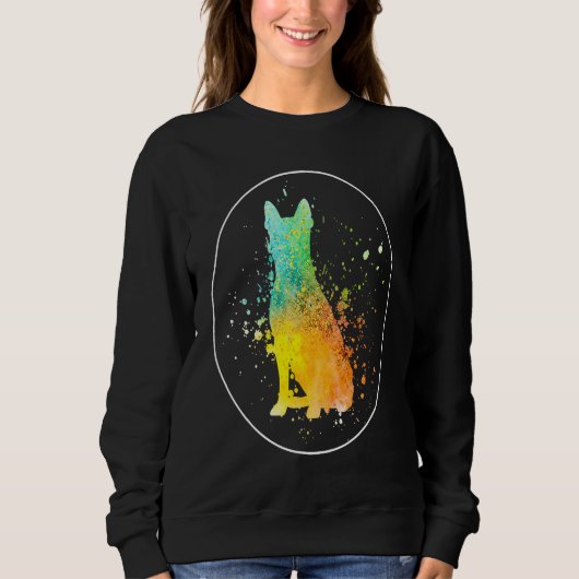 Sweatshirt Boston Terrier Vintage (Devant)