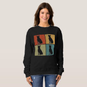 Sweatshirt Boston Terrier Vintage 3 (Devant entier)
