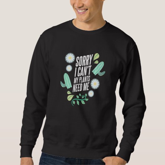 Sweatshirt Botaniste Aimer Jardiner Plus Que Les Gens Mon Pla (Devant)