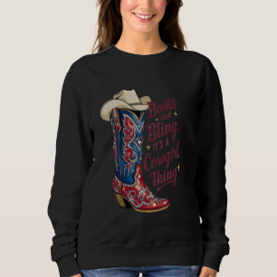 Sweatshirt Bottes et faire bouillir son une fille Chose Rodéo