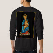 Sweatshirt Botticelli Madonna et l'enfant intronisé (Dos)