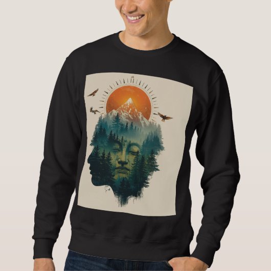 Sweatshirt Bouddha (Devant)