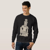 Sweatshirt Bouddha 4 Bouddha Statue Bouddha Peinture Bouddha (Devant entier)