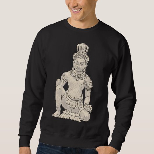 Sweatshirt Bouddha 4 Bouddha Statue Bouddha Peinture Bouddha (Devant)