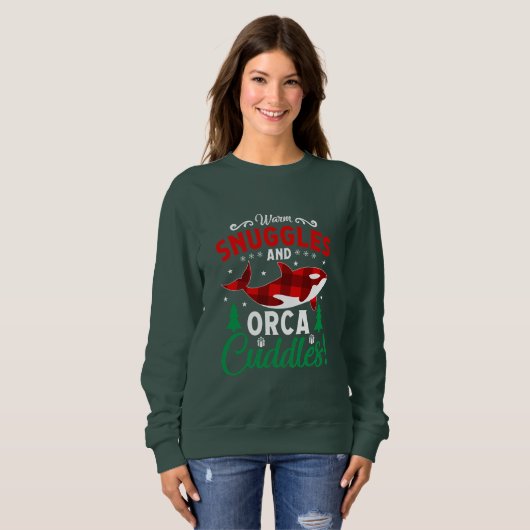 Sweatshirt Boudins Chauds Et Boudins D'Orca (Devant entier)