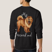 Sweatshirt Bouffe de bouffe de délivrance (Dos)