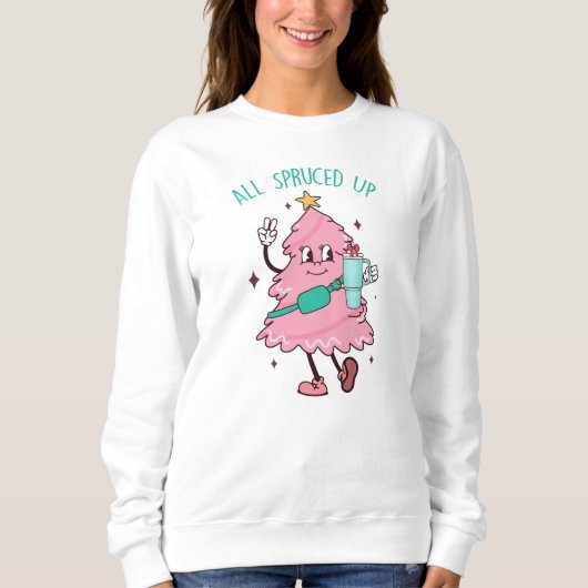 Sweatshirt Bougie Fir Life, Bougie Xmas Tree (Devant)