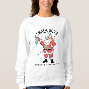 Sweatshirt Bougie Père Noël