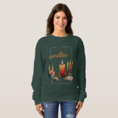 Sweatshirt bougies (Devant entier)