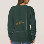 Sweatshirt bougies (Dos)