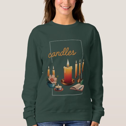 Sweatshirt bougies (Devant)