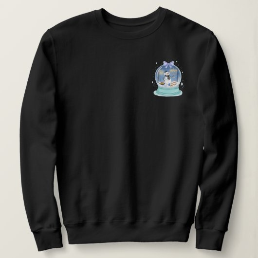 Sweatshirt Boule à neige de Hanoukka (Design devant)