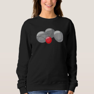Sweatshirt Boule Balls Pour Boules Et Pétanque Joueurs Bocce