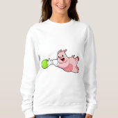 Sweatshirt Boule de Bowling (Devant)
