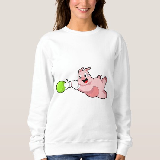 Sweatshirt Boule de Bowling (Devant)