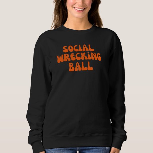 Sweatshirt Boule de naufrage social (Devant)