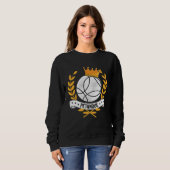 Sweatshirt Boule Queen Petanque Crown Ball Boule Bocce King (Devant entier)