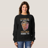 Sweatshirt Boule Thé Boba Thé 1 (Devant entier)