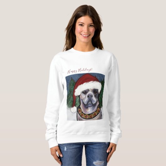 Sweatshirt Bouledogue Alapaha Blue Blood (Devant entier)