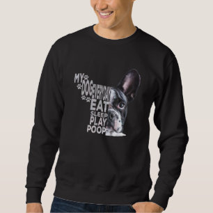 Sweatshirt Bouledogue faisant un costume de bouledogue quotid