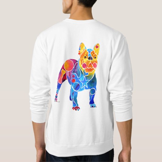 Sweatshirt Bouledogue français (Dos)
