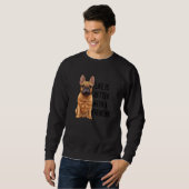 Sweatshirt Bouledogue Français Avec Un Frenchie 3 (Devant entier)
