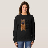 Sweatshirt Bouledogue Français Avec Un Frenchie 3 (Devant entier)