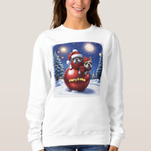 Sweatshirt Bouledogue français Noël  French Bulldog