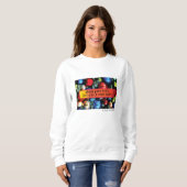 Sweatshirt Boules de Noël (Devant entier)
