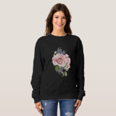 Sweatshirt Bouquet de fleurs mignonnes Art Rose (Devant entier)