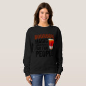 Sweatshirt Bourbon Definition Magic Brown Water For Fun Peopl (Devant entier)