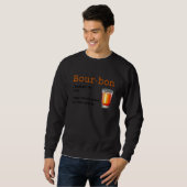 Sweatshirt Bourbon Definition Magic Brown Water For Fun Peopl (Devant entier)