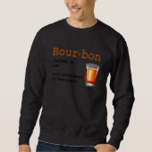 Sweatshirt Bourbon Definition Magic Brown Water For Fun Peopl (Devant)