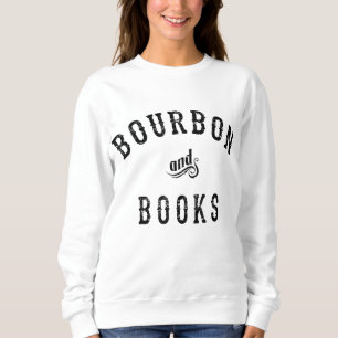 Sweatshirt Bourbon et livres - Je bois Bourbon Whiskey Mash P